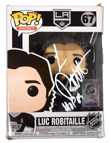 Luc Robitaille Not Authenticated Original Sports Autographed Items