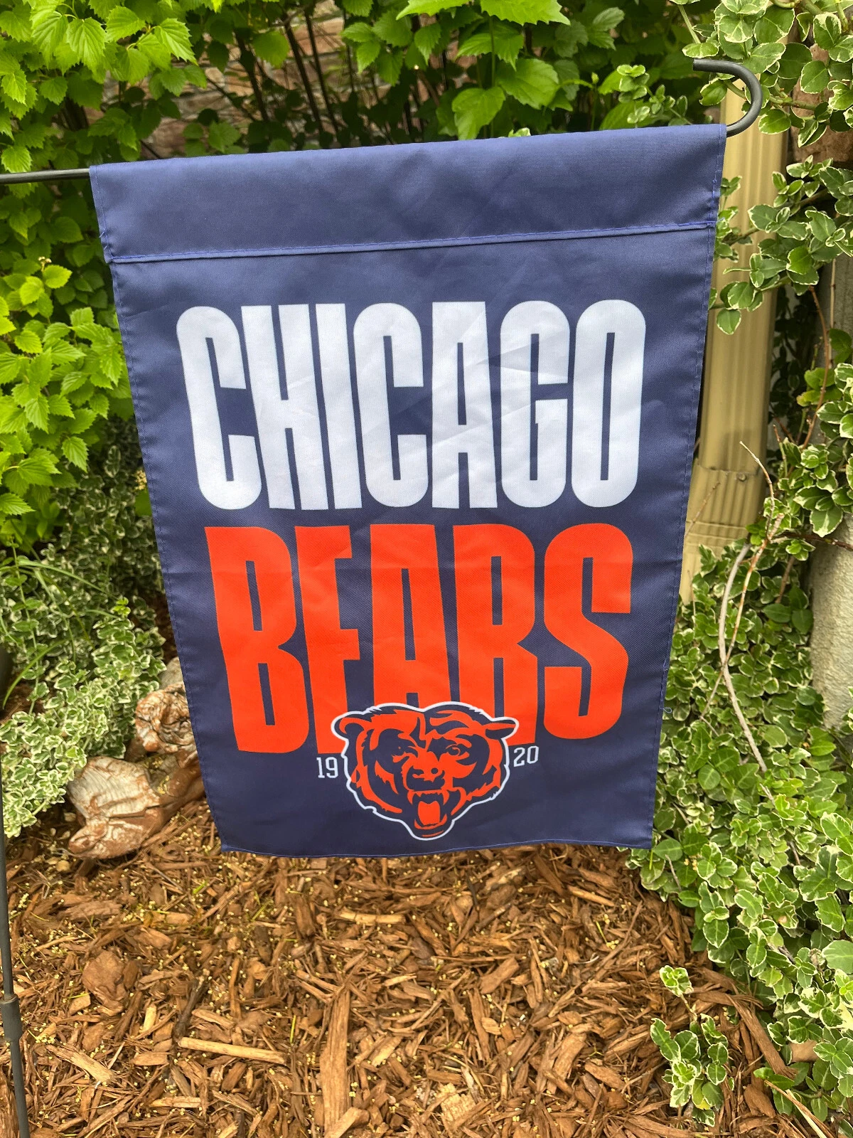 Chicago Bears Double Sided Garden Flag Banner 12 x18