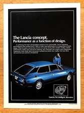 1979 LANCIA HPE 1800—HIGH PERFORMANCE ESTATE—ORIGINAL MAGAZINE PRINT AD