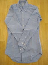 NWOT Brooks Brothers Blue Supima Button Down XS Regent 13-30 MSRP 140