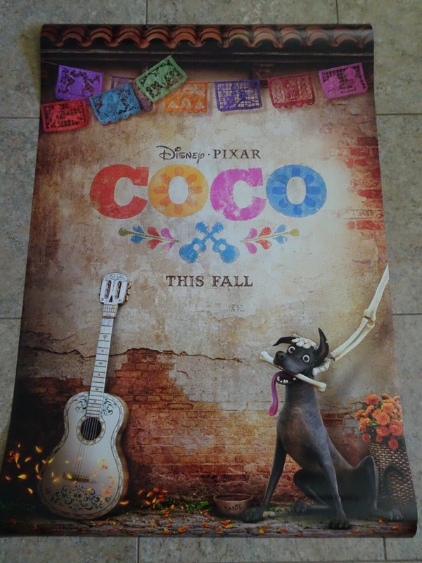 COCO - MOVIE POSTER - A DISNEY/PIXAR FILM - ADVANCE POSTER