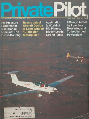 #ad Private Pilot Mar 1977 Pressure Patterns Ryson ST 100 Ag Aviation Arrow $8.74