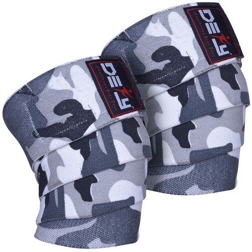 Rocktape Rock Wrist Wraps Competition, 2 Fasce Polso, Rosso Bianco Blu, 22 Pollici, Nylon, Unisex