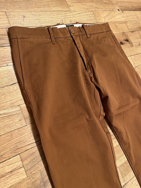 J.Crew Men's 484 Brown Stretch Chino - 31x32
