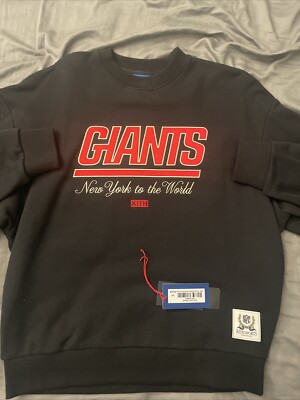 ☆ KITH x GIANTS nelson vintage crewneck コラボスウェット ☆ Kith NFL: New York Giants Nelson Vintage Crewneck in Black