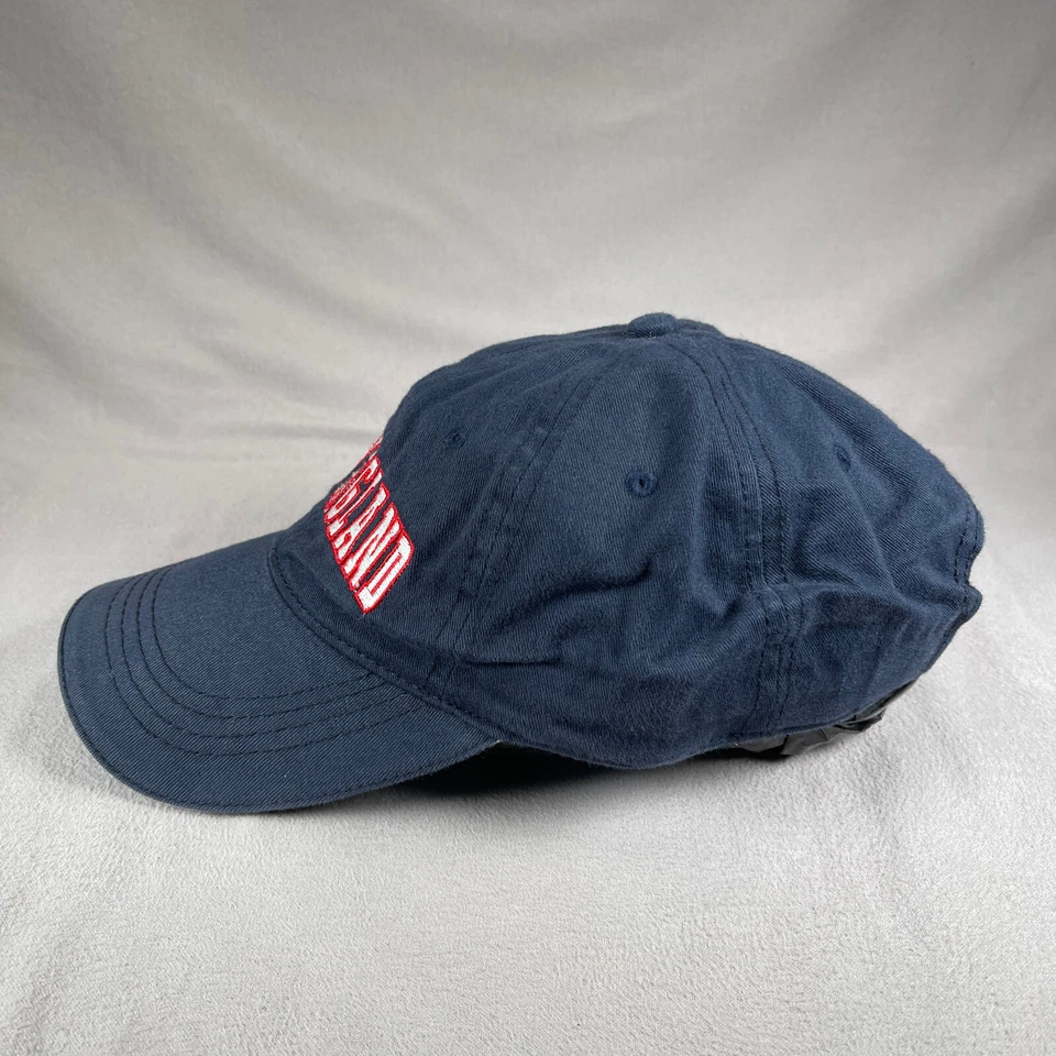 New England Hat Men OS Blue Strapback Dad Cap Embroidered Colosseum City Series - Image 2 of 4