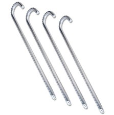 Bodenanker 60cm XXL Silber Erdnagel Erdanker ...