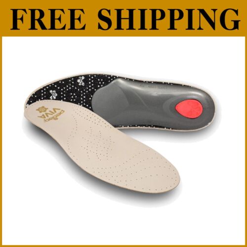Handmade Tan Leather Arch Support Inserts | Plantar Fasciitis and Heel Cushion