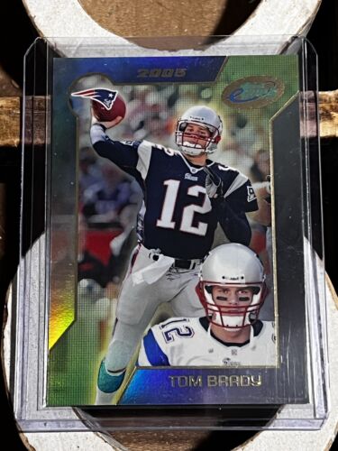 TOM BRADY 2005 eTopps #30 New England Patriots NFL HOF Sticker On Card - Picture 1 of 10