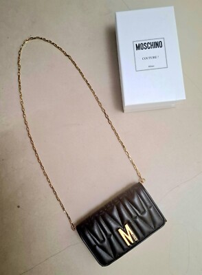 Moschino Couture Nappaleder Handtasche