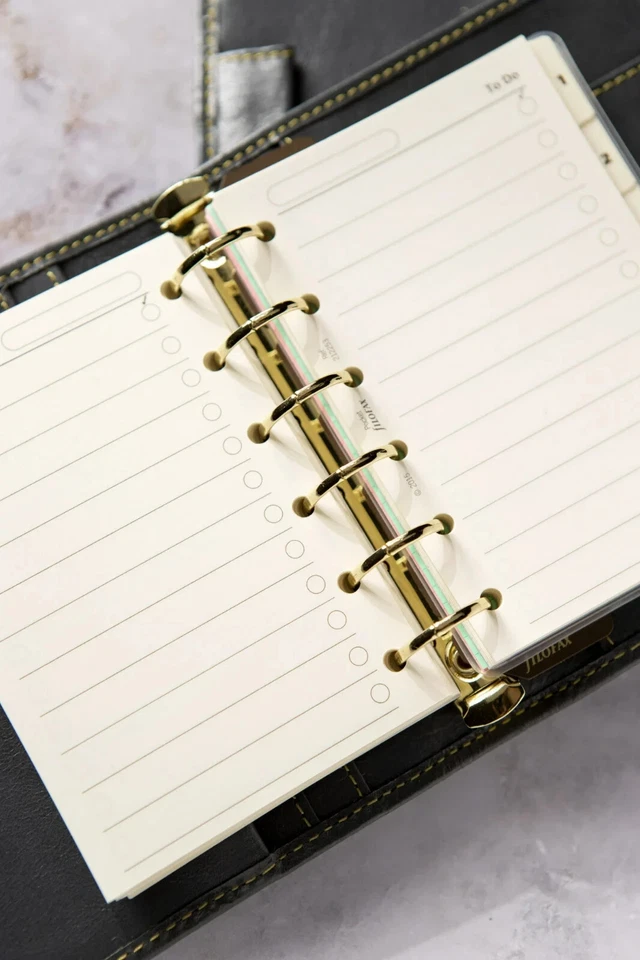 FiloFax Malden SONDEREDITION Leder persönlicher Organizer 2024 Tagebuchplaner NEU - Bild 3 von 4