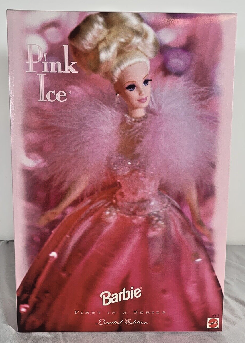 1996 Mattel 15141 BARBIE Doll PINK ICE First in a Series Limited Edition MIB