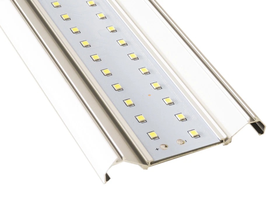 Plafoniera LED 150cm 60w 220v smd bordo a lato bianco P46-60W - Immagine 4 di 4