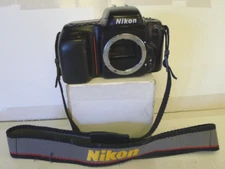 Nikon N50 35mm Camera with Neck Strap - Body & Strap ONLY -AS/IS UnTested   A64