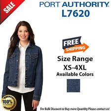 Port Authority Womens Long Sleeve Denim Styli...