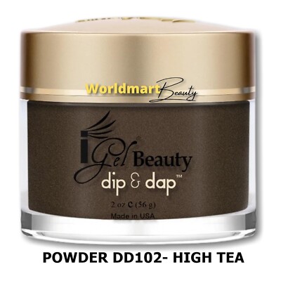 IGel Beauty Dip & Dap Acrylic Dipping Nail Polish POWDER DD102- HIGH TEA