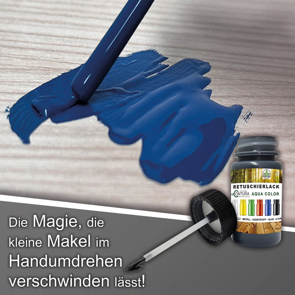 Reparaturlack Lackstift RAL Lack Pinselflasche Farbe Holz Metall Möbel Auto Bad - Bild 4 von 4