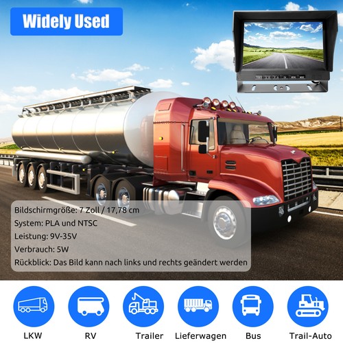 ESSGOO 7" TFT Monitor + Rückfahrkamera Bremsleuchte Für Sprinter VW Crafter W906 - Bild 3 von 14