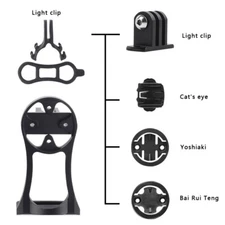 Bike GPS Extension Handlebar Mount Holder Alloy for Garmin Edge Bryton Cateye