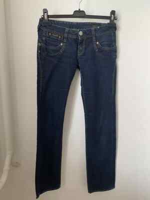 Herrlicher Jeans Ladies Original Y2K Size W26L32 Blue Sk63