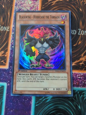 Yu-Gi-Oh! Blackwing - Hurricane the Tornado DRLG-EN029 1st Edition Super Rare NM