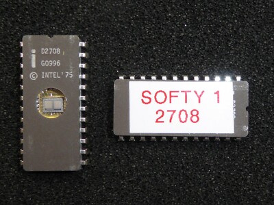 SOFTY 1 Programmierer-Firmware in einem neuen Intel 2708 EPROM