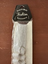 New Fashion Accessory Scarf Belt White