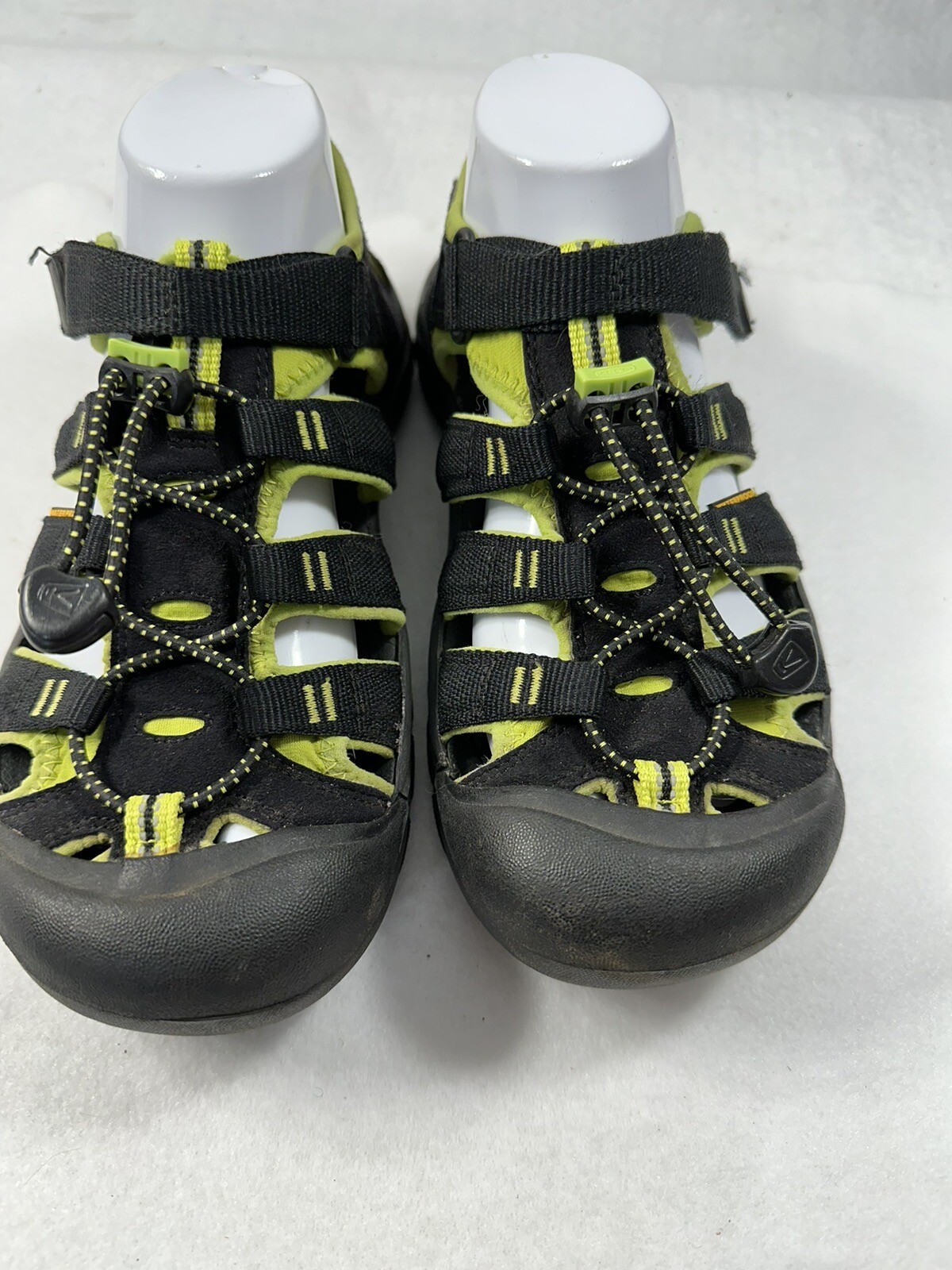 Sandali impermeabili KEEN Newport H2 donna taglia 6 M nero verde lime 1009965