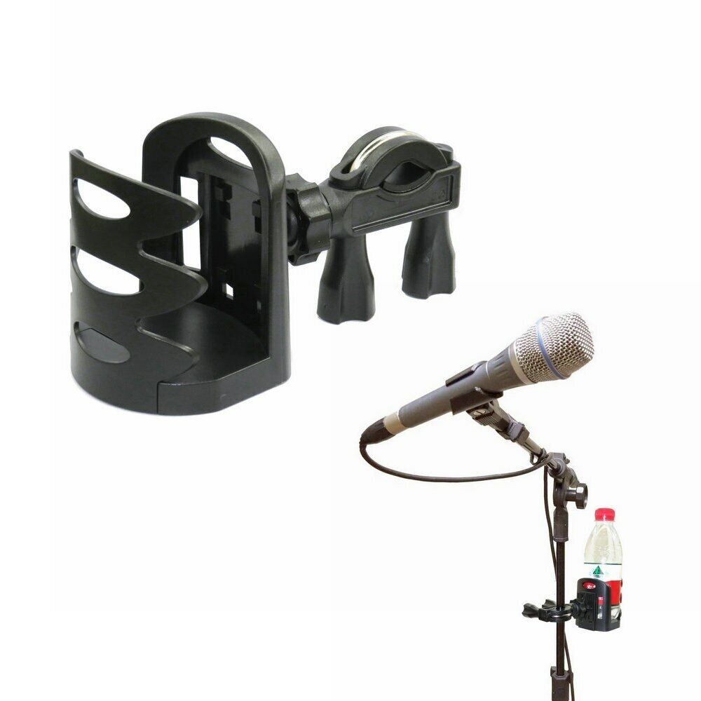 Mic Stand Drink Holder, fits on Any Bike, Walker, Wheel Chair, Car,ATV,Scooter