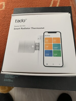 tado° Smartes Heizkörper-Thermostat Starter Kit V3+ (V3P-SK-ST01/B01-TC-ML-00)