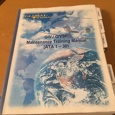 Gulfstream GIV and GIV-SP Maintenance Training Manuals,  a 2 Vol. set