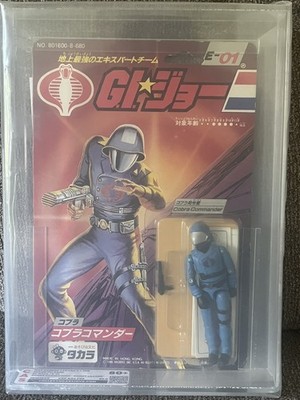 GI JOE TAKARA COBRA COMMANDER MOC CAS 80+