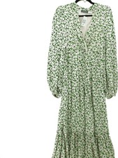 Mint Velvet Maxi Dress UK10 in Green