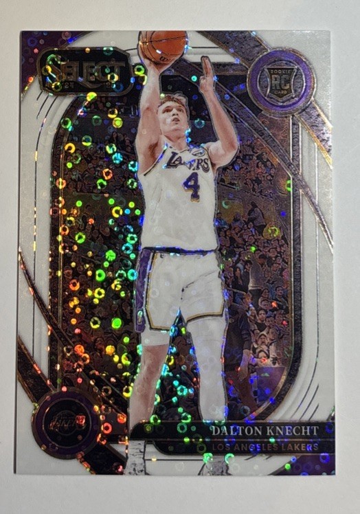 2024-25 Panini Select Courtside Dalton Knecht #276 White Disco Prizm /75 (RC)