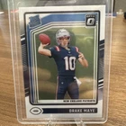 DRAKE MAYE 2024 DONRUSS OPTIC RATED ROOKIE #229 RC PATRIOTS 🔥PSA 10 Contender