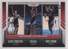 2020-21 Panini Instant /165 Aleksej Pokusevski Josh Hall Moses Brown #185 0c6
