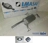 Imasaf Esd Auspuff Endtopf FüR Subaru Leone Ii 1.3+1.6+1.8 4WD 1984-1991+ZubehöR