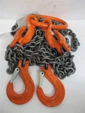 Custom Sling 932DOSXK, 9/32" x 9' 5-1/4", Grade100, Adjustable 2 Leg Chain Sling