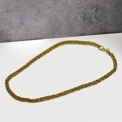 Unisex Kette Halskette Messing vielseitig Punk Mode Choker Halskette Gliederkette