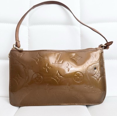Louis Vuitton Monogram Vernis Cooper Lexington Pouch Shoulder Bag Purse CA1002
