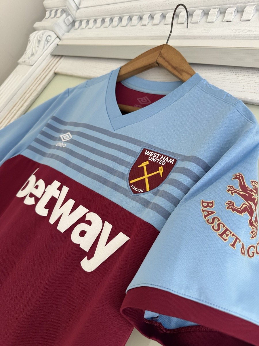 West Ham United 2019-2020 Home Soccer Jersey Football Kit Shirt