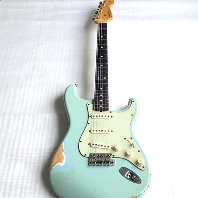 E-Gitarre Fender USA CS '62 Strat Relic Limited Edition 2007 Surf Green