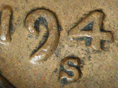 HIGH GRADE MINT ERROR 1940-S  LINCOLN WHEAT CENT DDO#4  XF