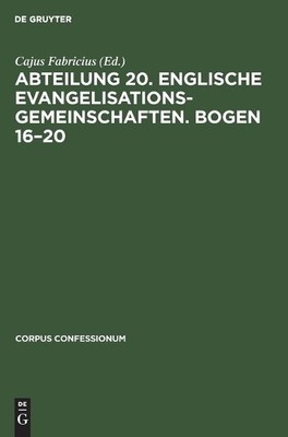 Abteilung 20. Englische Evangelisationsgemeinsch (Gebundene Ausgabe) (US IMPORT)