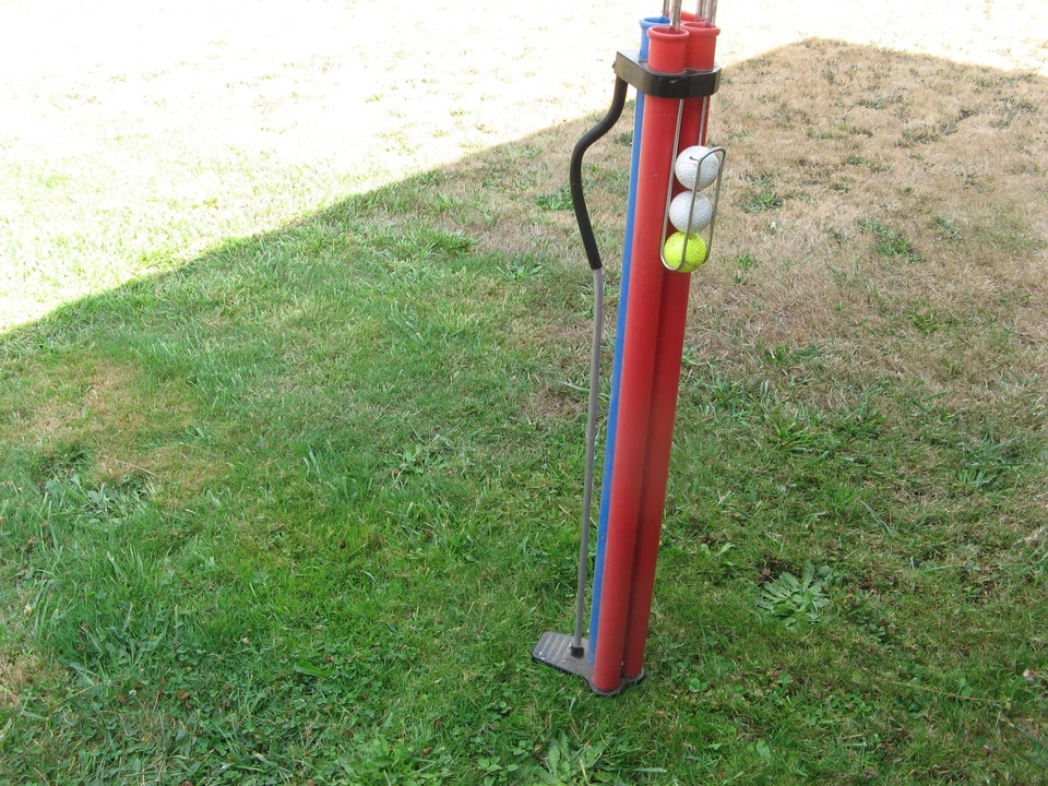 Bolso de domingo para club de golf años 60 PLÁSTICO 4 tubos PALM SPRINGS CC vintage Foto 3 de 4