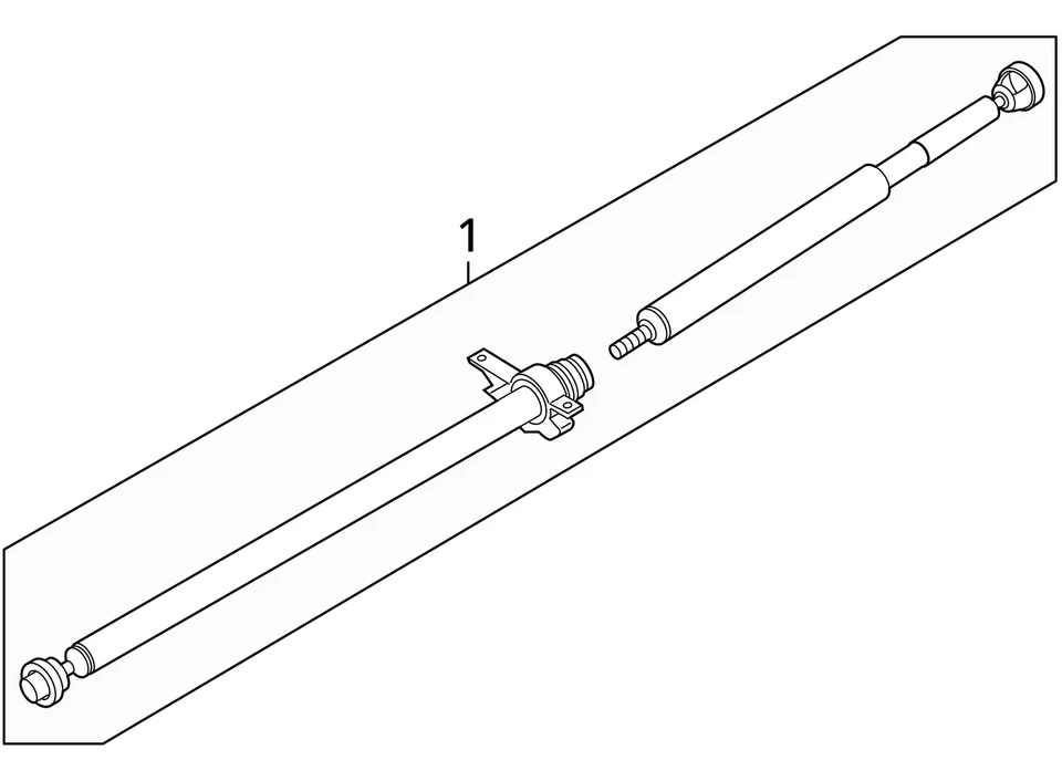 Eje de transmisión trasero AWD 2,0 L VIN 9 octavo dígito turbo compatible con 13-20 FUSION 633151 Foto 4 de 4