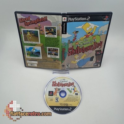 The Simpsons Skateboarding Item and Box Only PS2 Sony PlayStation 2 Works