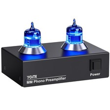 6J2 Vacuum Tube Phono Preamp for MM Turntable with Gain,Hi-Fi Stereo Preampli...