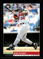 Kirby Puckett 1994 Score #21 Minnesota Twins MLB READ FREE SHIPPING AutographDen