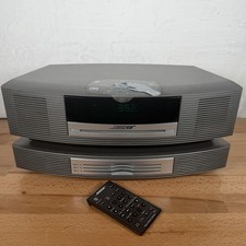 Bose Wave Music System iii 3 Silver With Multi-Disc Changer & Remote Tested